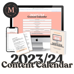 2023/24 Content Calendar Template
